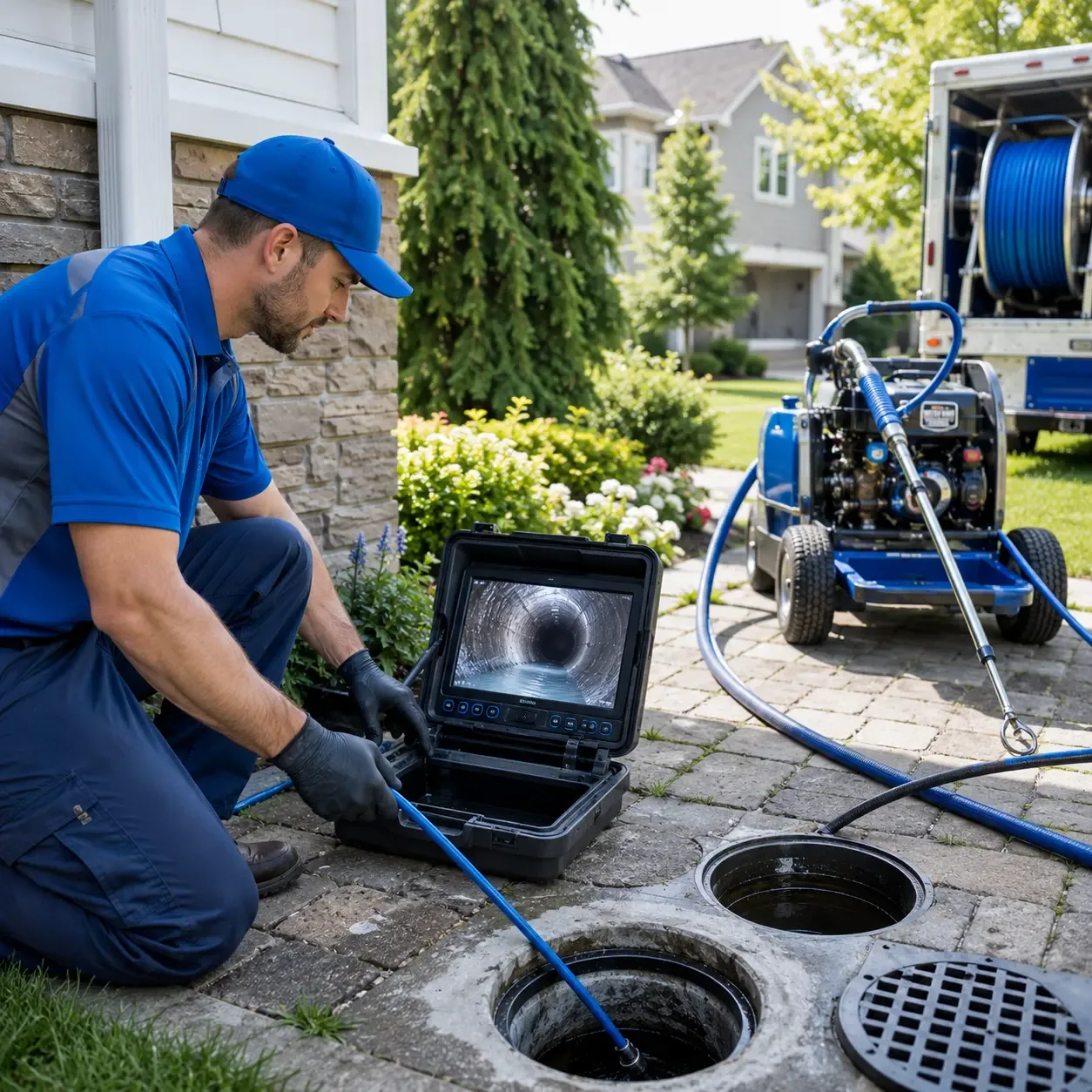 Outdoor drain cleaning professionals serving Nekoosa, WI